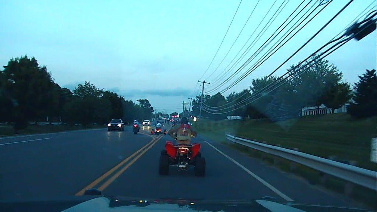 ATVs group on Tilghman Street